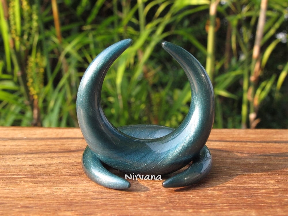 1 Pair (2 Pieces) Glass Unobtanium Septum Pinchers