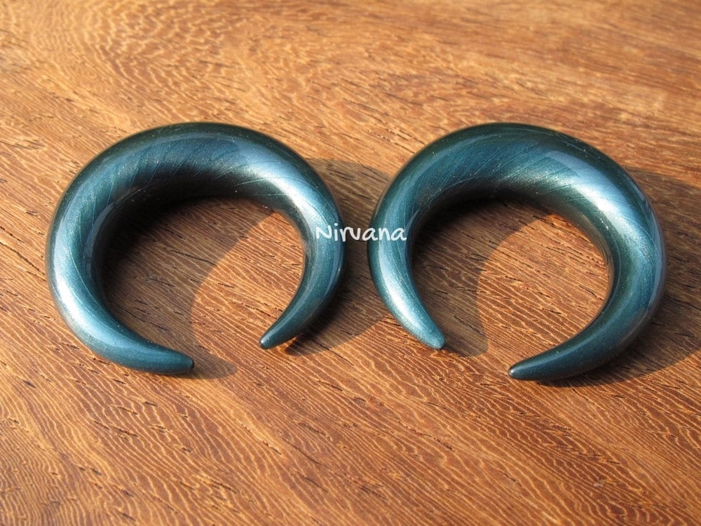 1 Pair (2 Pieces) Glass Unobtanium Septum Pinchers