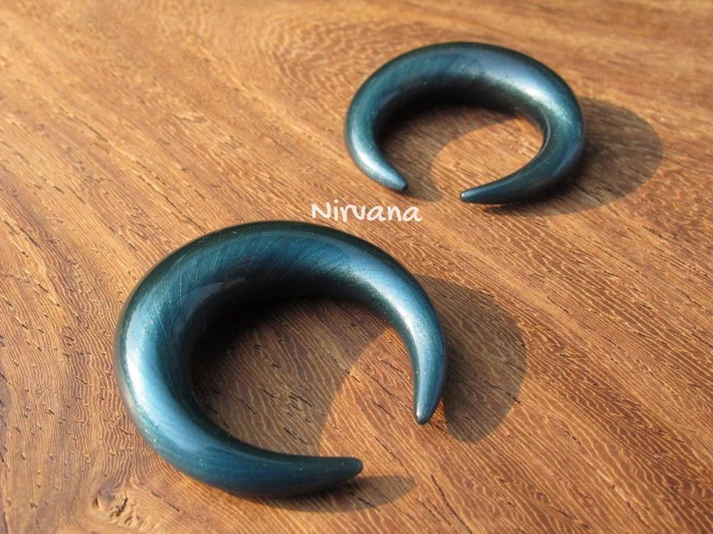 1 Pair (2 Pieces) Glass Unobtanium Septum Pinchers