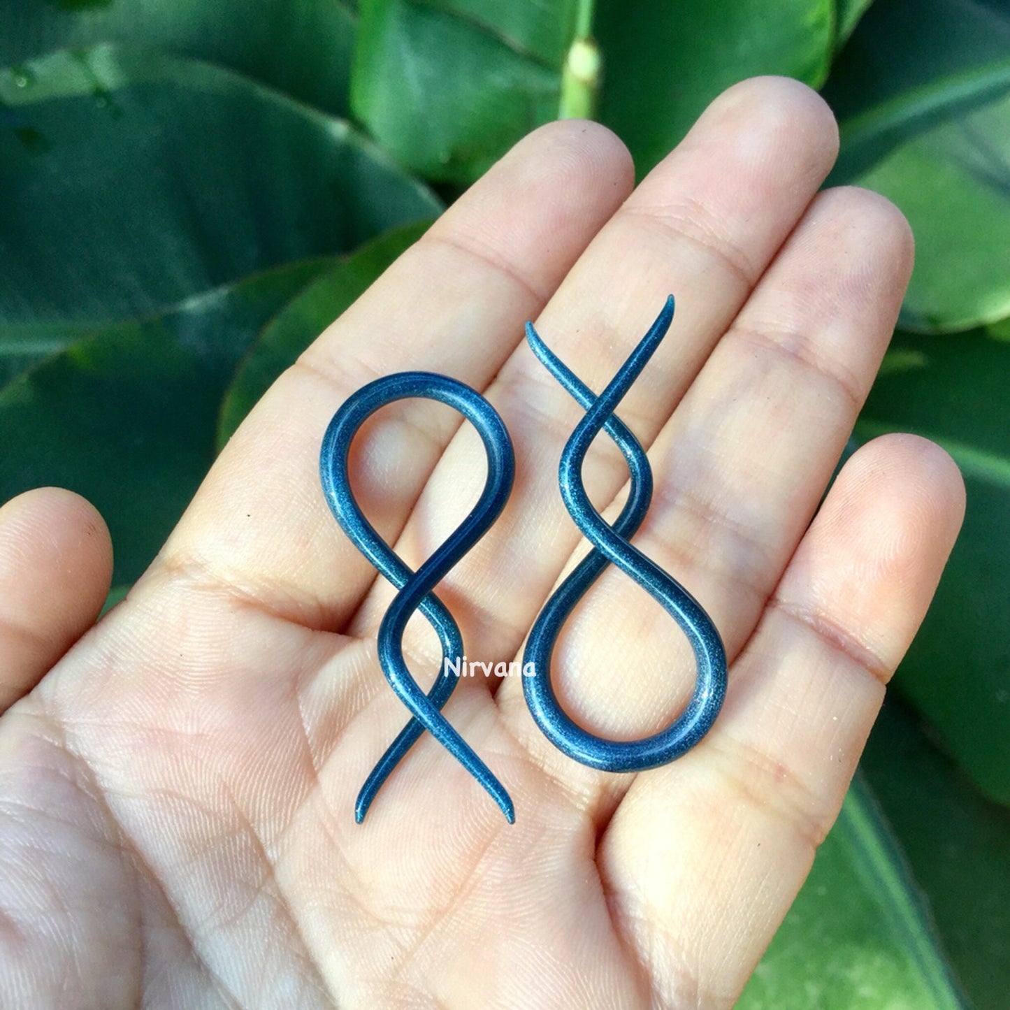 1 Pair (2 Pieces) Unobtanium Double Twists