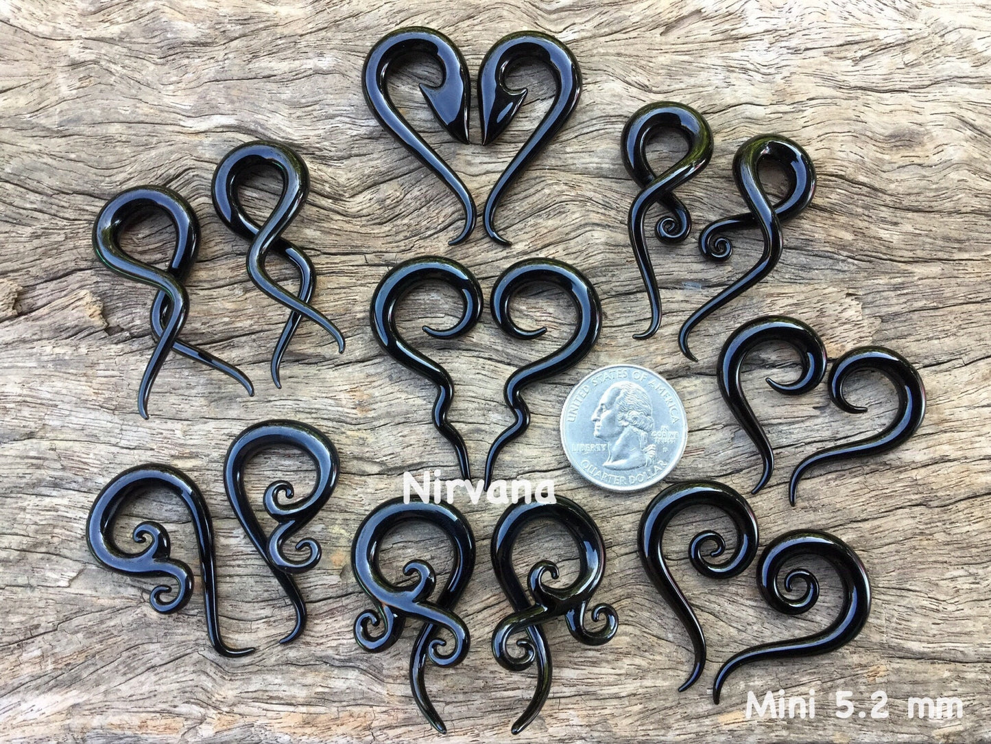 1 Pair (2 Pieces) Solid or Encased Solid Color Glass Custom Ear Shapes