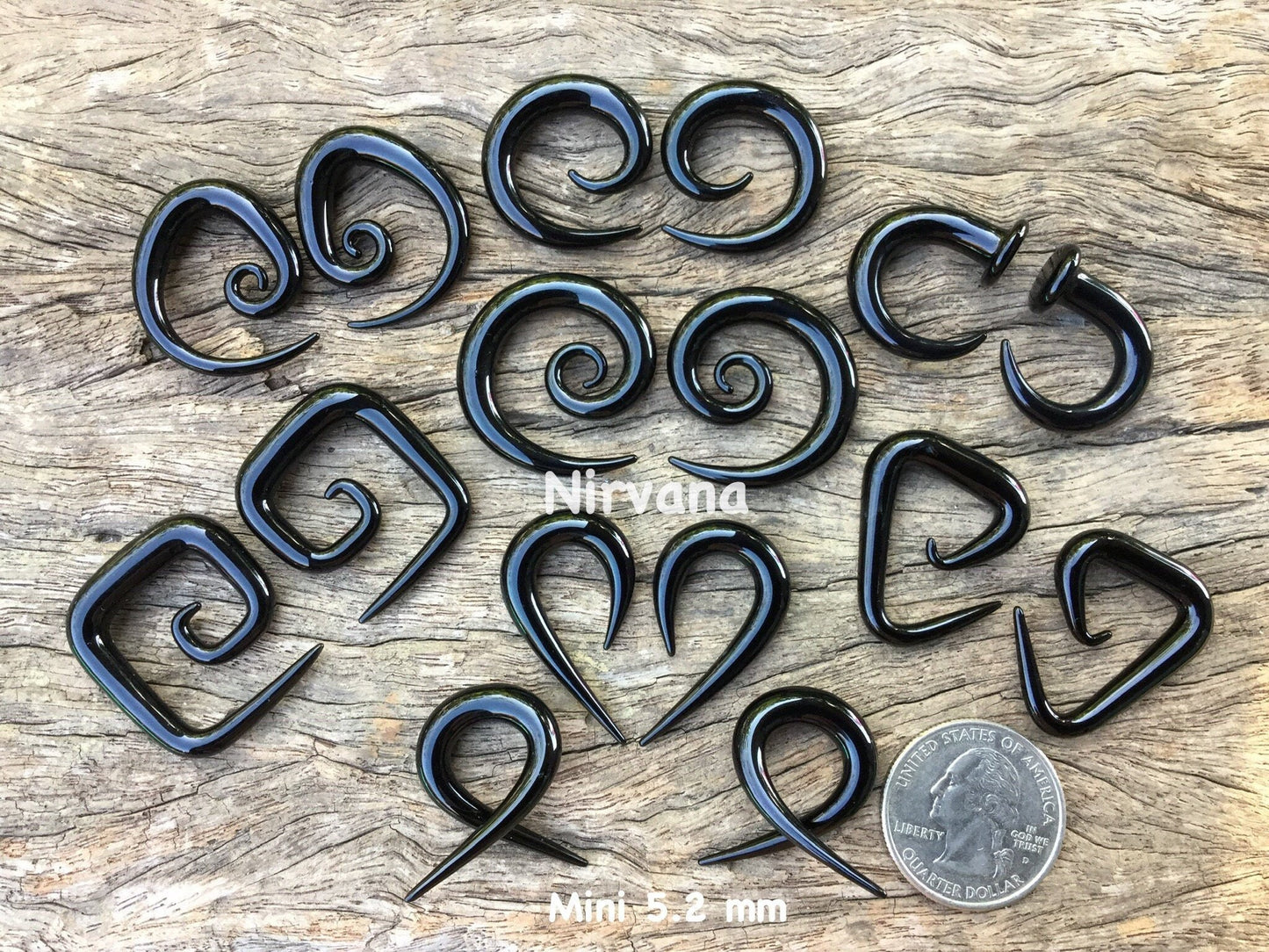 1 Pair (2 Pieces) Solid or Encased Solid Color Glass Custom Ear Shapes
