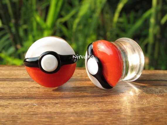 1 Piece - Custom Hand Made Pokeball Or Pikachu Style Pokemon Pendant With Adjustable Black Cord