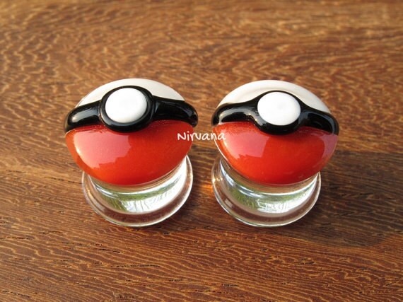 1 Piece - Custom Hand Made Pokeball Or Pikachu Style Pokemon Pendant With Adjustable Black Cord