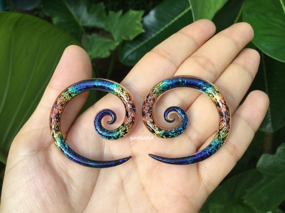 Glass spiral tapers deals