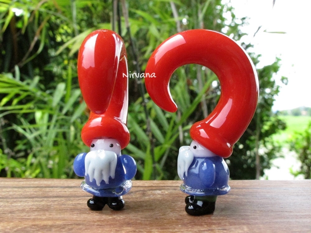 1 Pair (2 Pieces) Purple Shirt Gnome Claw Gauges