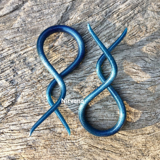1 Pair (2 Pieces) Unobtanium Double Twists