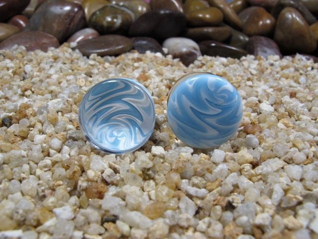 1 Pair (2 Pieces) Dream Plugs Pyrex Glass Gauges