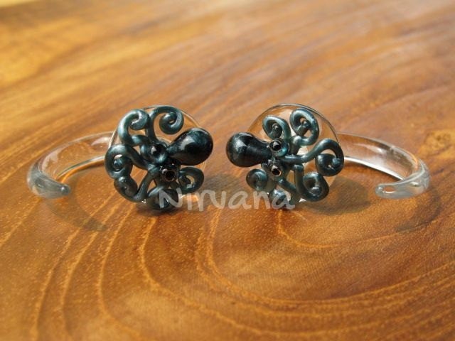 1 Pair (2 Pieces) Octopus Claws in Unobtanium