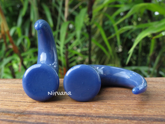 1 Pair (2 Pieces) Solid Color Purple Claws